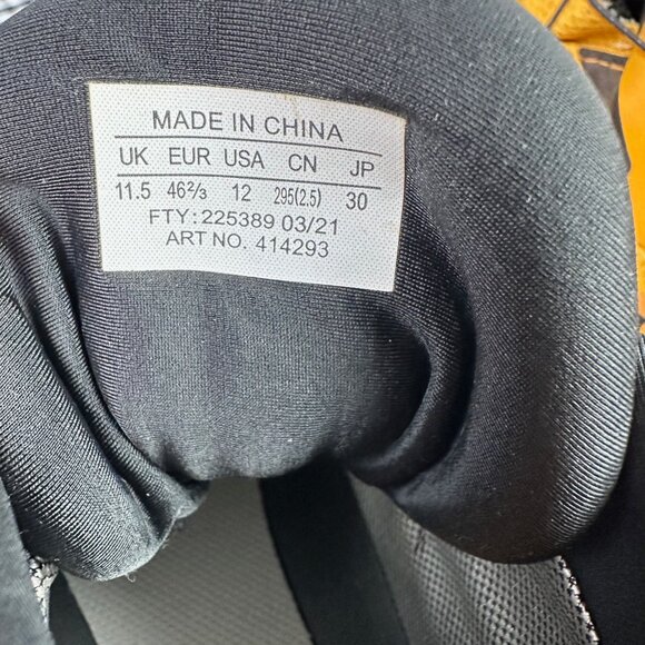 Salomon Cross Hike Mid GTX Boot Hiking Gorpcore Yellow Black Men's 12 - Picture 5 of 7